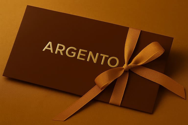 Подарочный сертификат ARGENTO номиналом 10 000 рублей