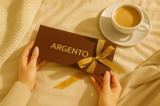 Подарочный сертификат ARGENTO в премиальной упаковке